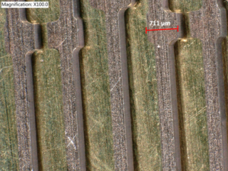 5G connector copper cut 5G connector copper cut